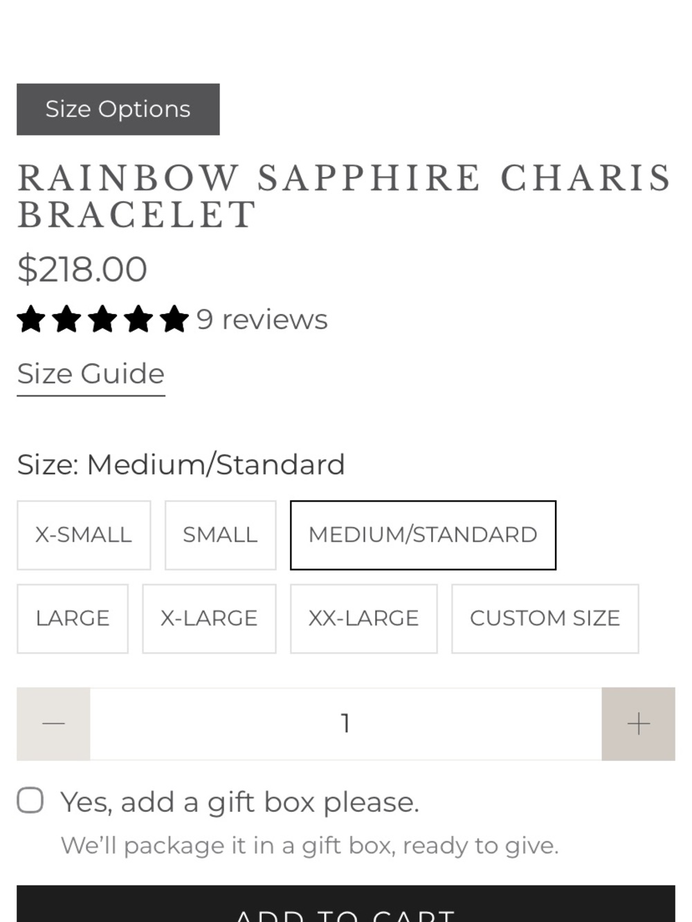 Mickey Lynn Rainbow Sapphire Charis Bracelet - Medium size - Picture 5 of 7